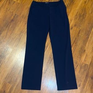 Merona, navy blue pants, size 6. Classic fit, mid-rise, straight leg. Inseam 31”
